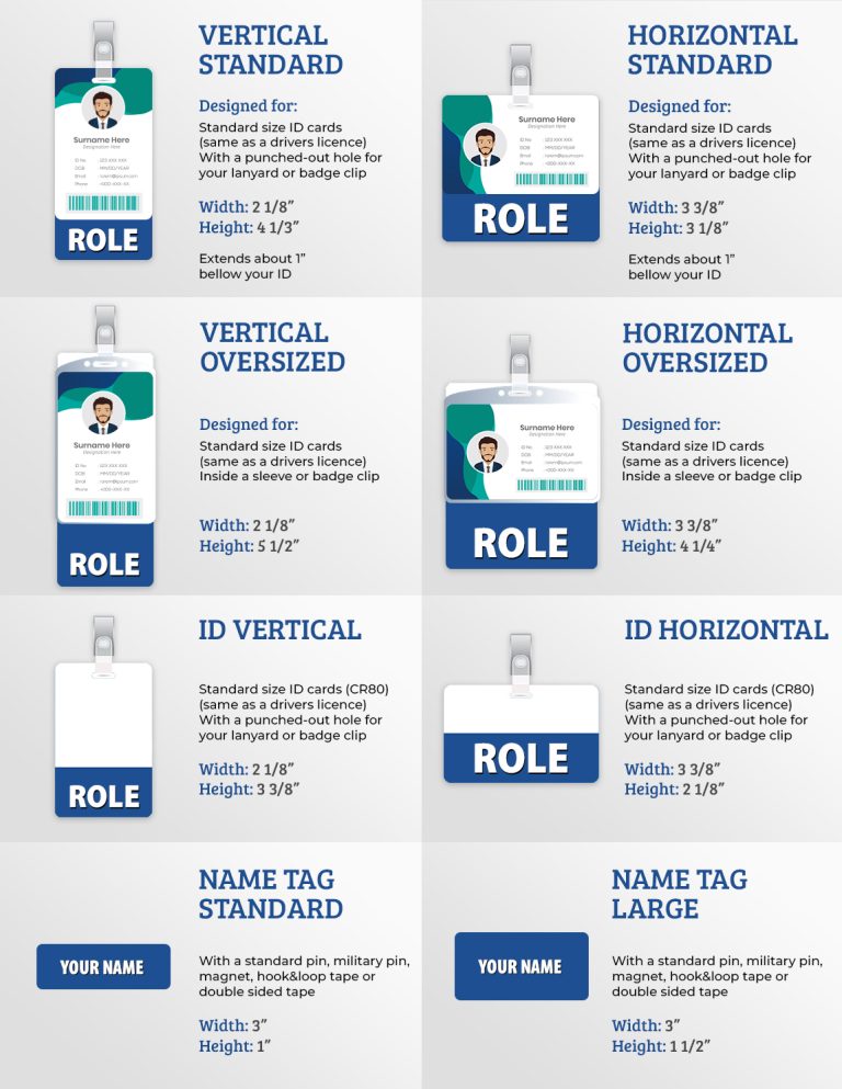 BadgeZoo badge size guide