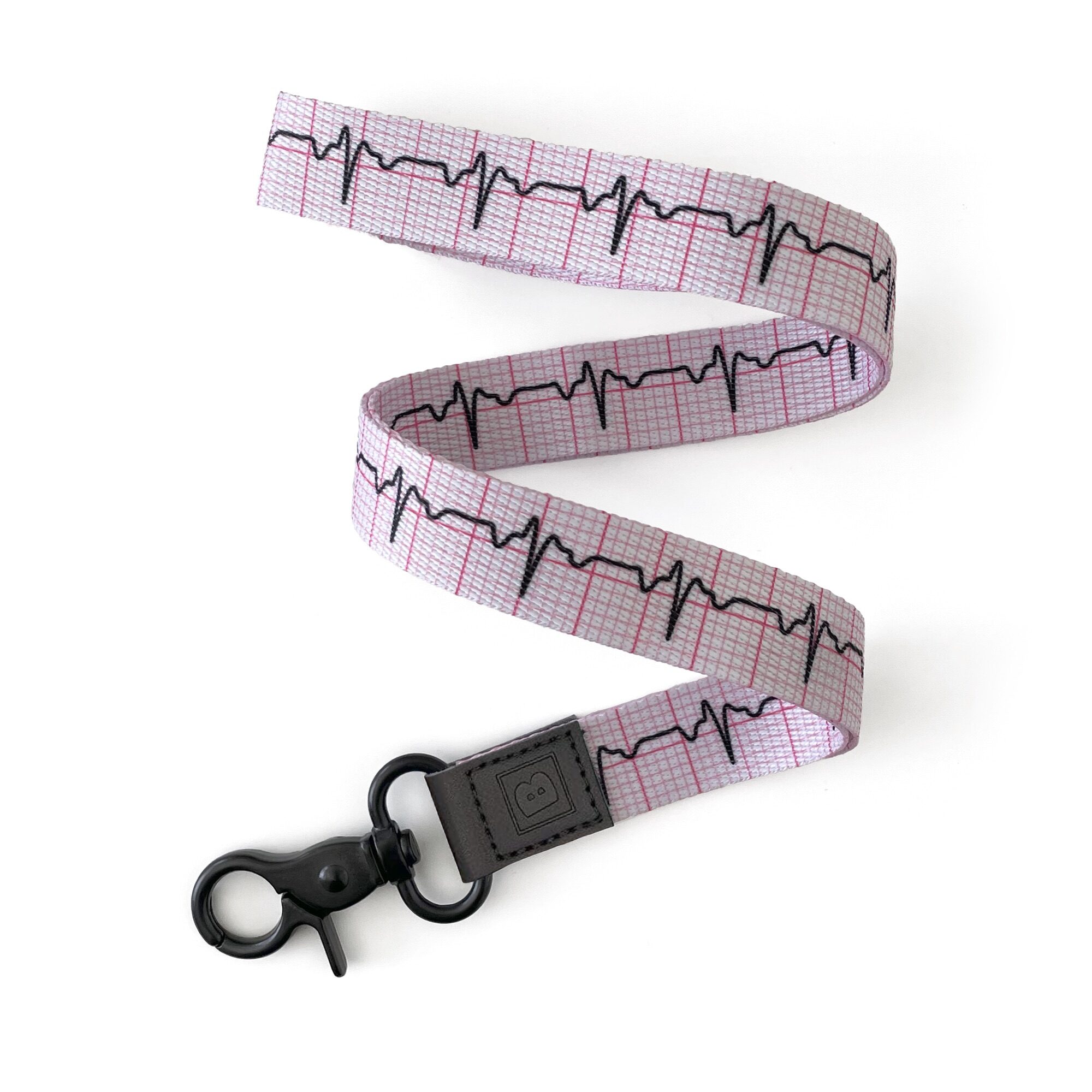 Heartbeat Harmony: Lanyard with EKG Strip Design - Wear Your Love for Cardiology!