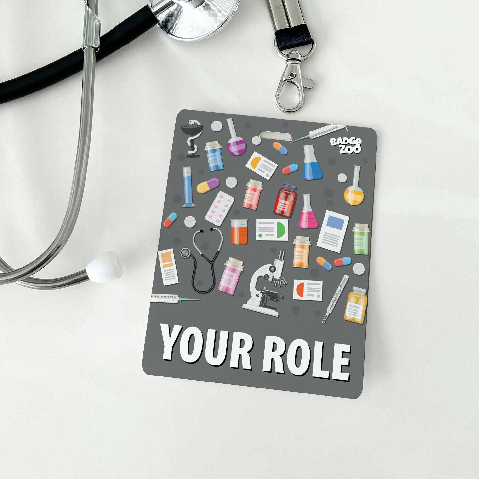 Customizable Pharmacy Icons Badge Buddy