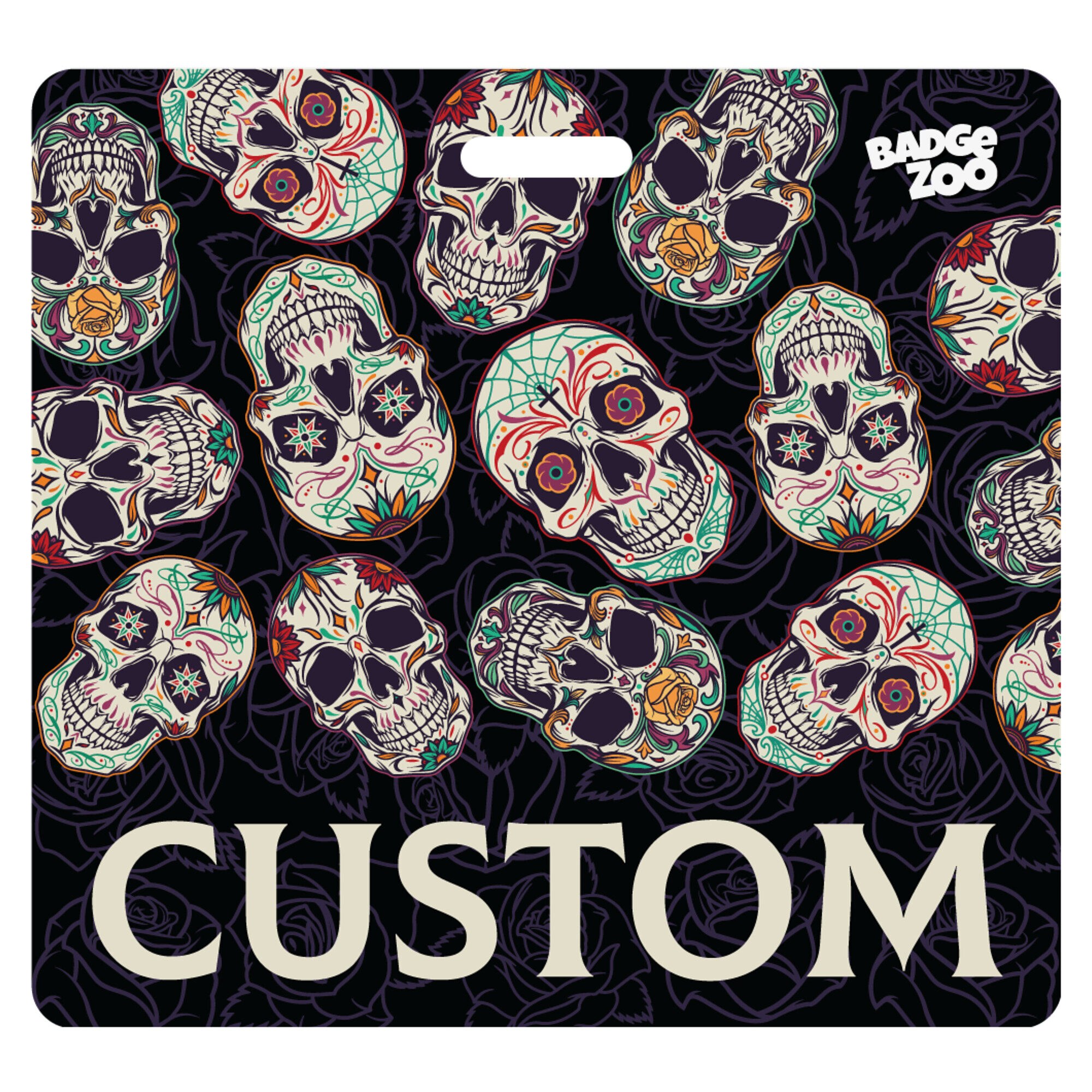 Day of the Dead Badge Buddy