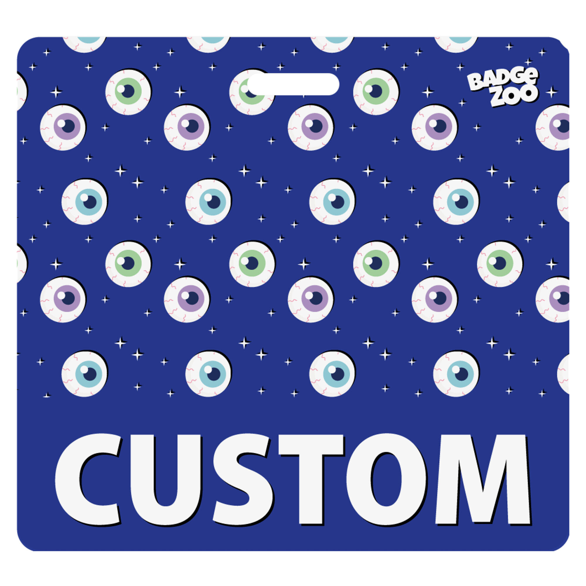 Eyeball Pattern Badge Buddy