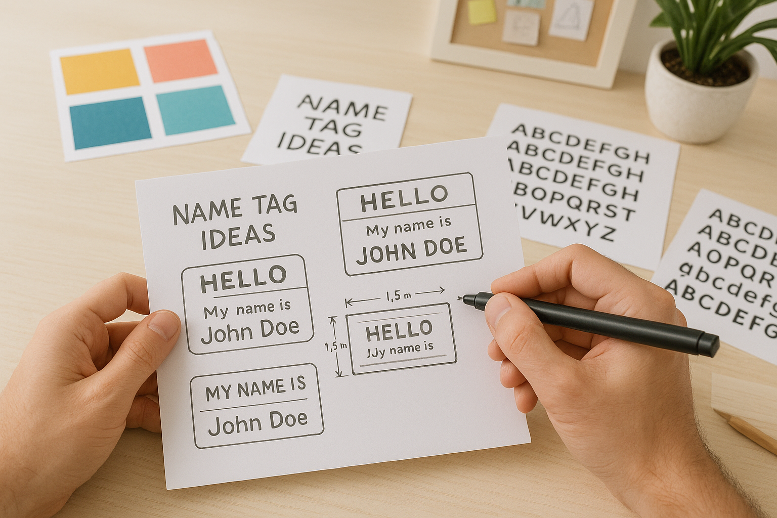 How to Design a Name Tag That Gets Remembered
