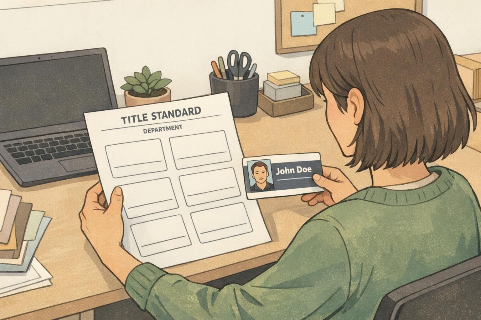 Job Title on Badge: How to Standardize Titles and Departments