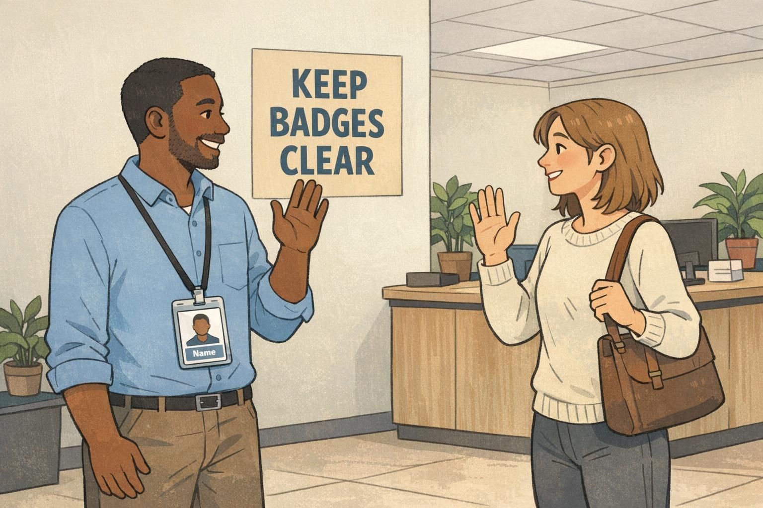Badge Information: What Belongs on the Front to Avoid Clutter