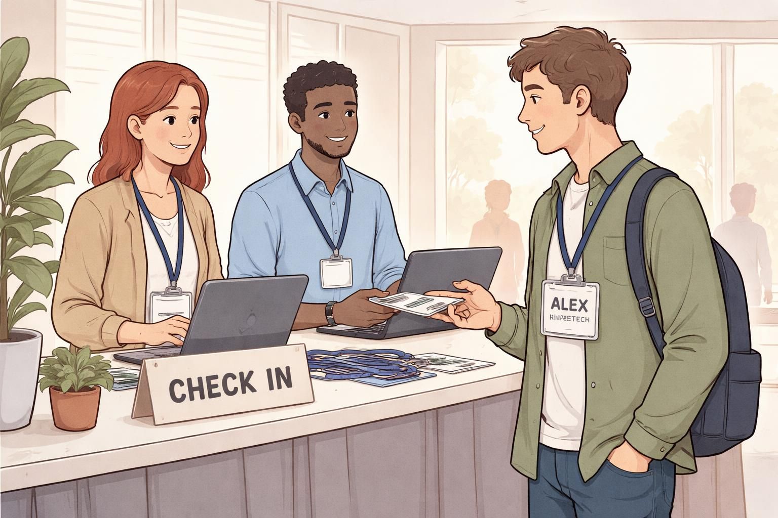 Best Badge Options for Trade Shows and Networking Events
