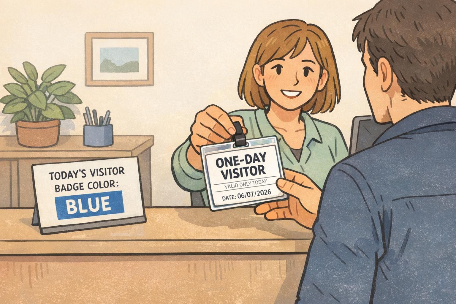 One Day Visitor Badge Systems That Reduce Reuse and Confusion