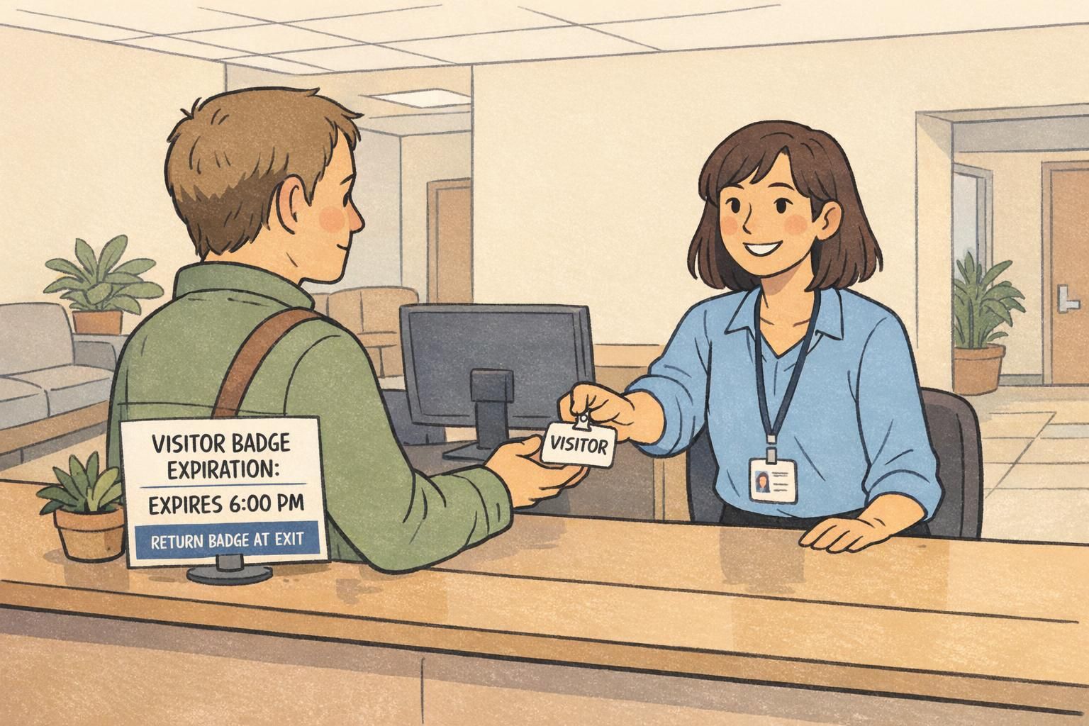 Visitor Badge Expiration: Dates, Times, and Return Rules for Guests