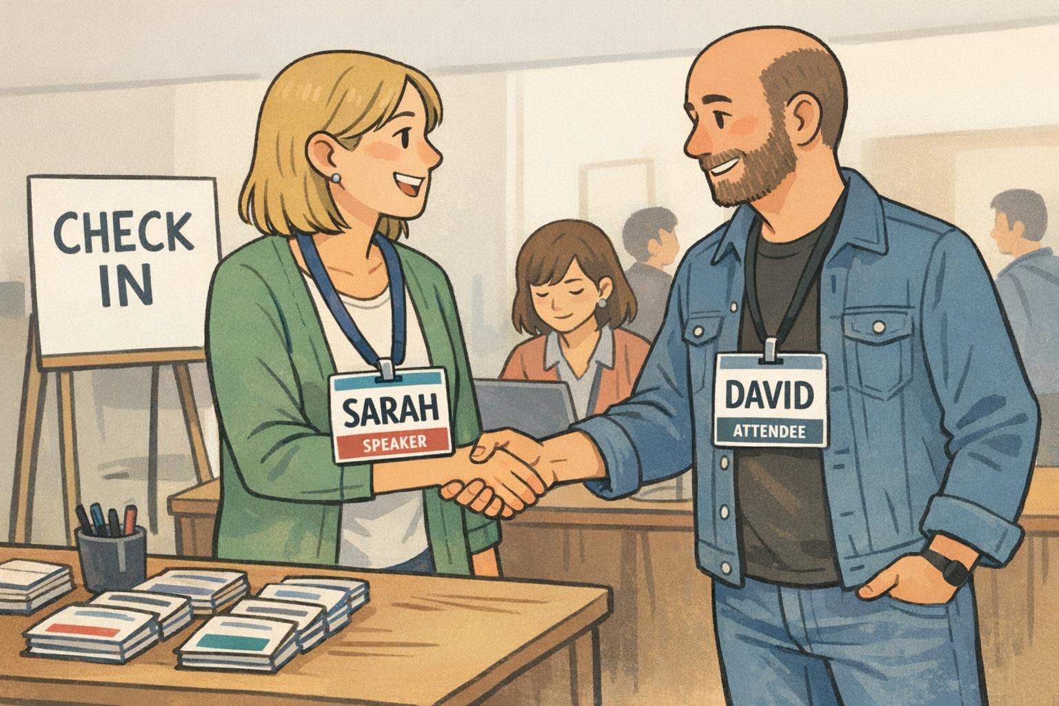 Event Badge Design Basics: Make Names Big, Fast